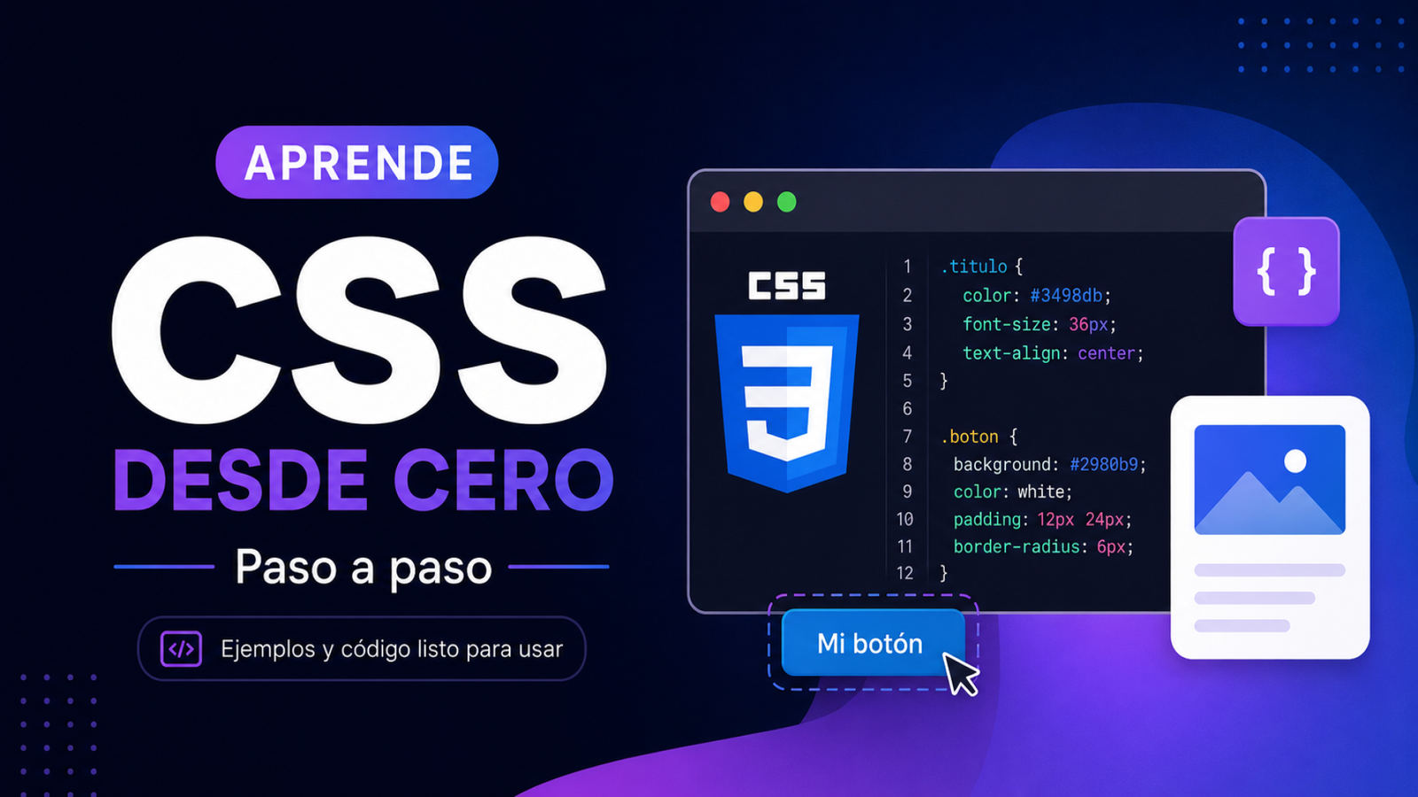 CSS desde cero: Aprende a dar estilo a una página HTML paso a paso